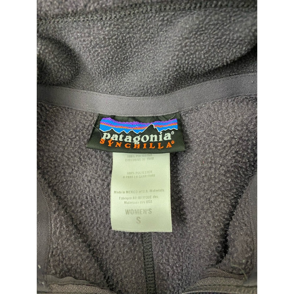 VTG Women Patagonia Synchilla 1/2 zip fleece pullover sweater, S - Picture 5 of 6